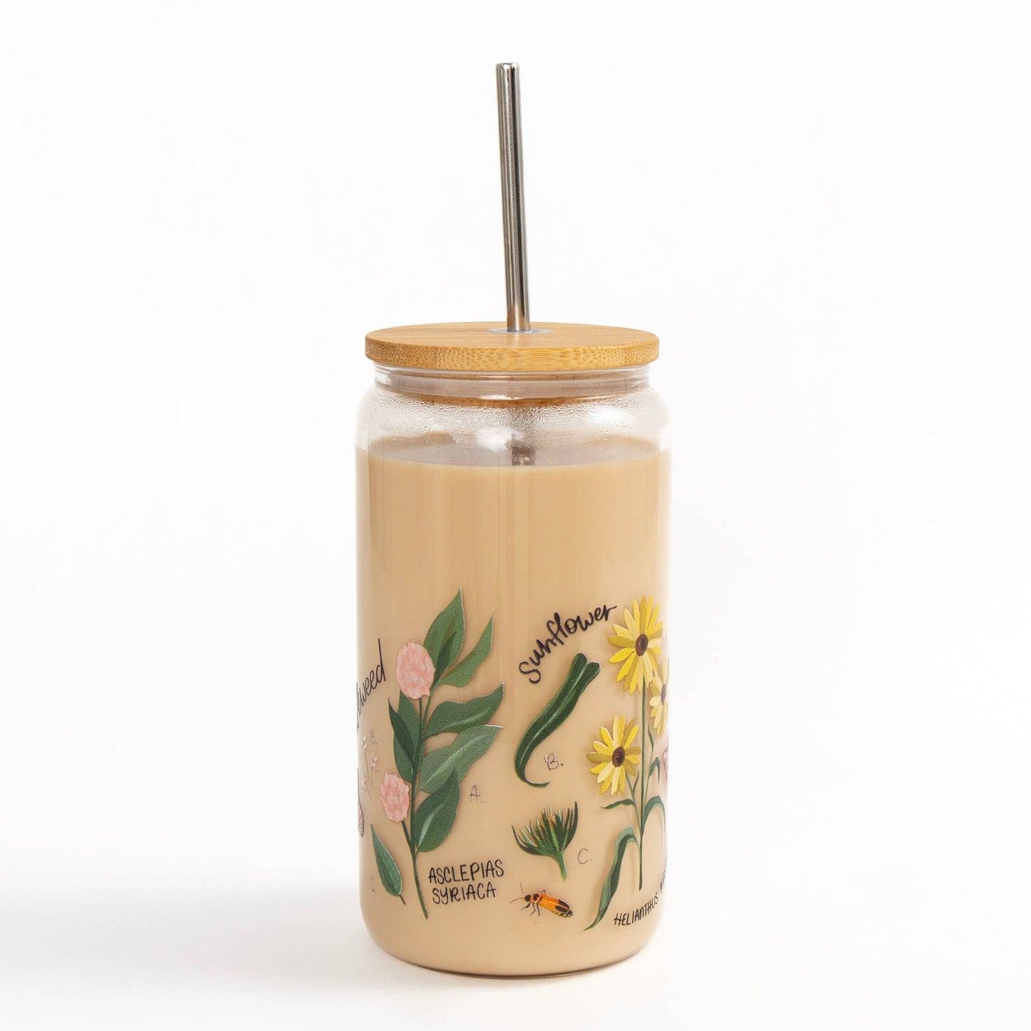 Wildflower Botanicals Glass Can