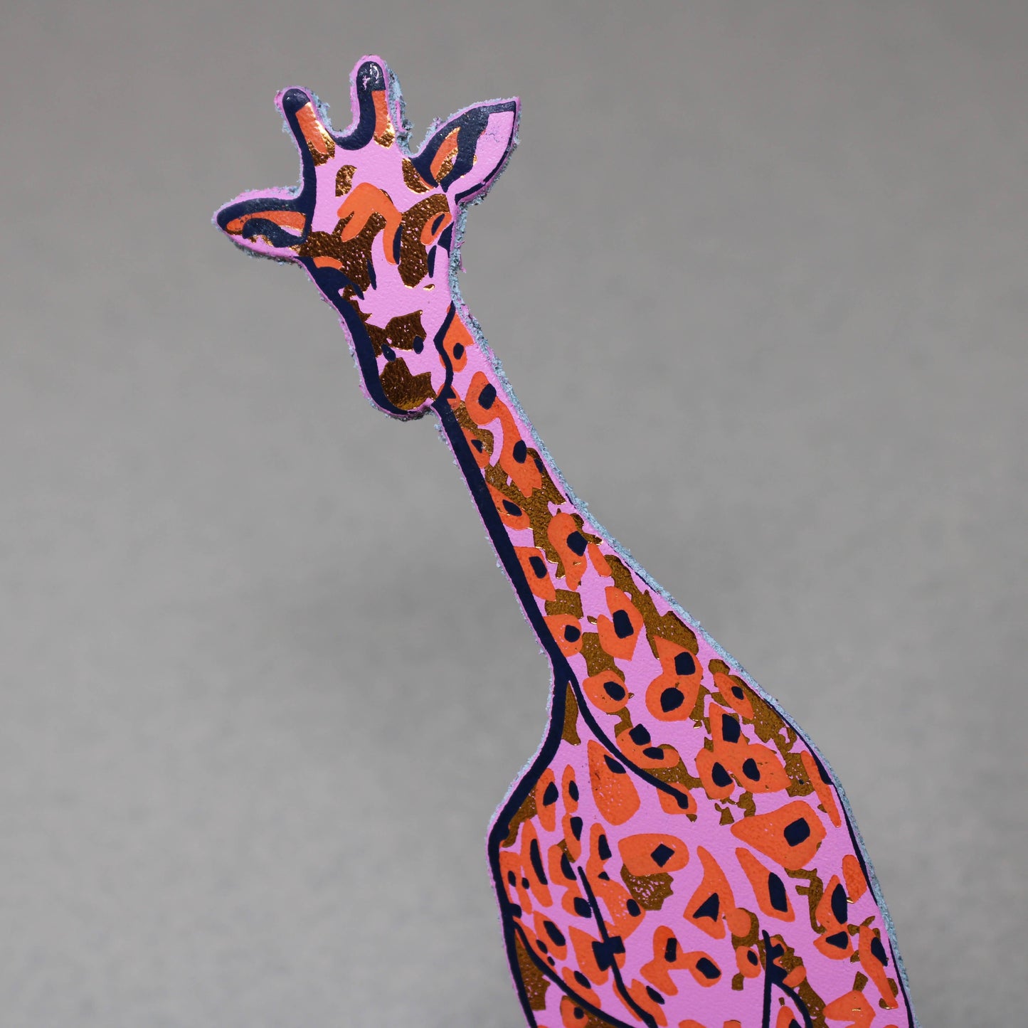 Ark Colour Design - Giraffe Shaped Leather Bookmark