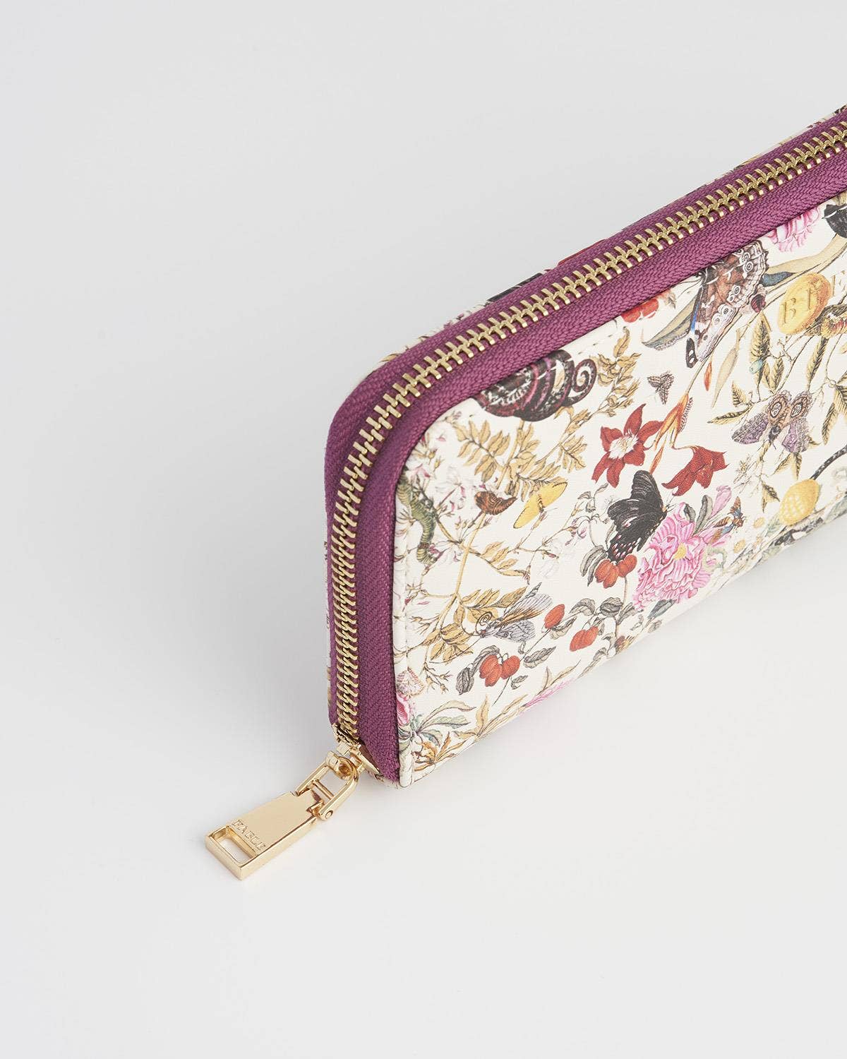 Fable England - FABLE Floral Engravings Large Zip Wallet