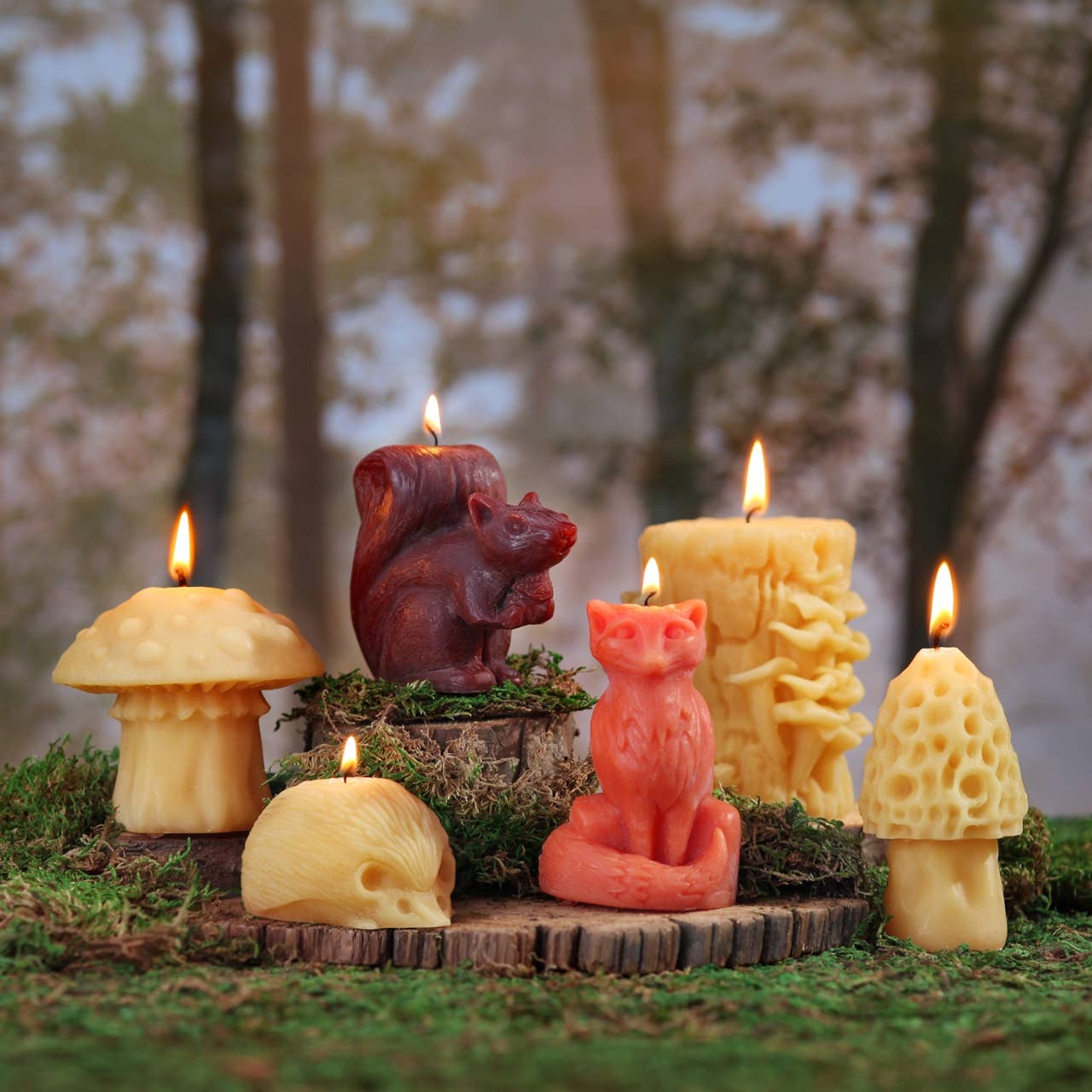 Big Dipper Wax Works - Fox Candle – 100% Pure Beeswax – Hand-Sculpted