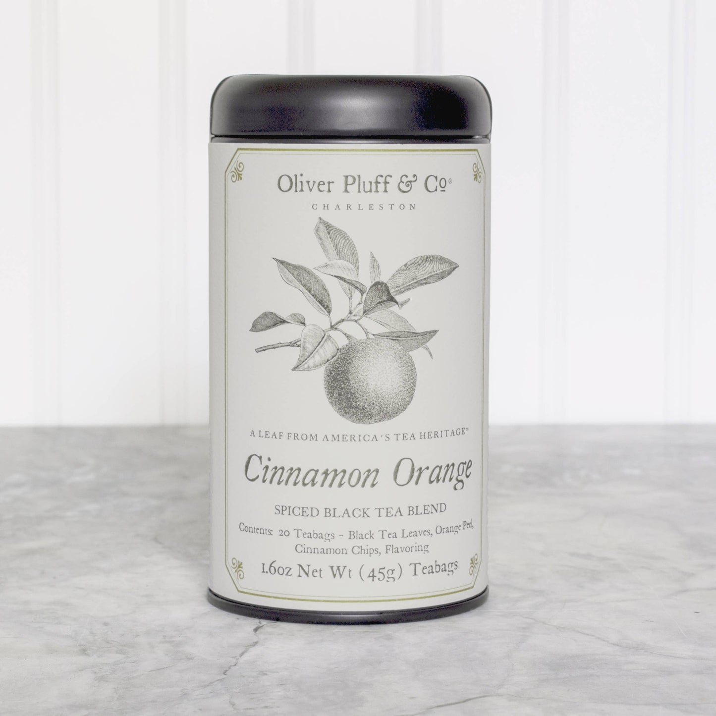 Oliver Pluff & Company - Cinnamon Orange Spice - 20 Teabags in Signature Tea Tin