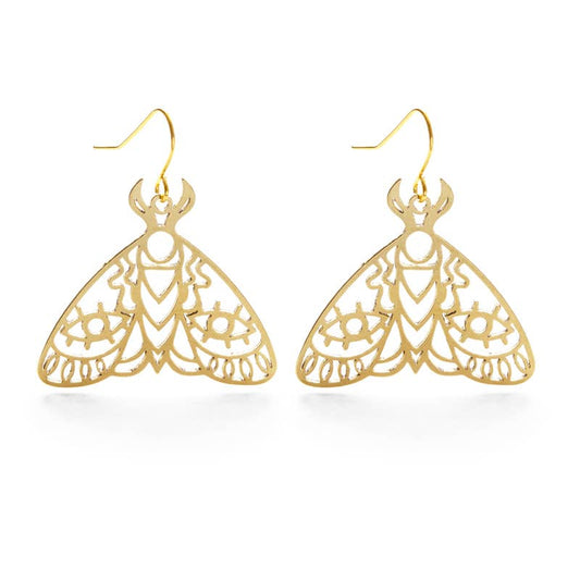 Mind's Eye Design - Emperor Moth Earrings