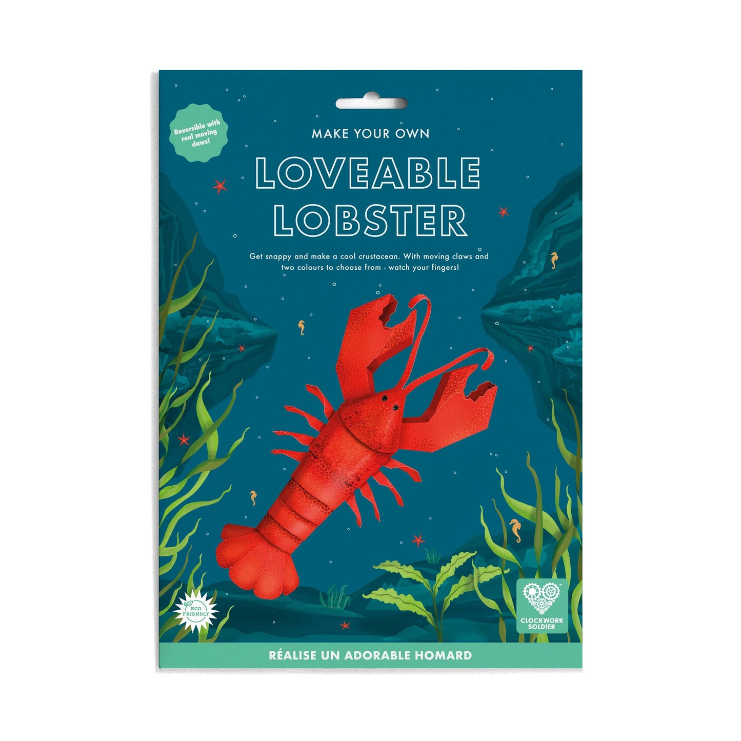 Clockwork Soldier - Make Your Own Loveable Lobster Paper Model Kit