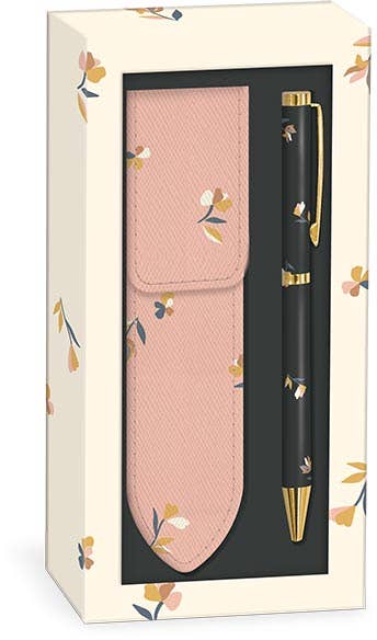 Lady Jayne - Boxed Pen and Pouch Bloomscape Ditsy