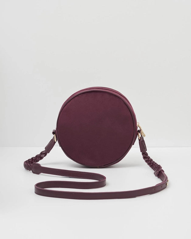 Magical Mushroom Embroidered Circle Purse
