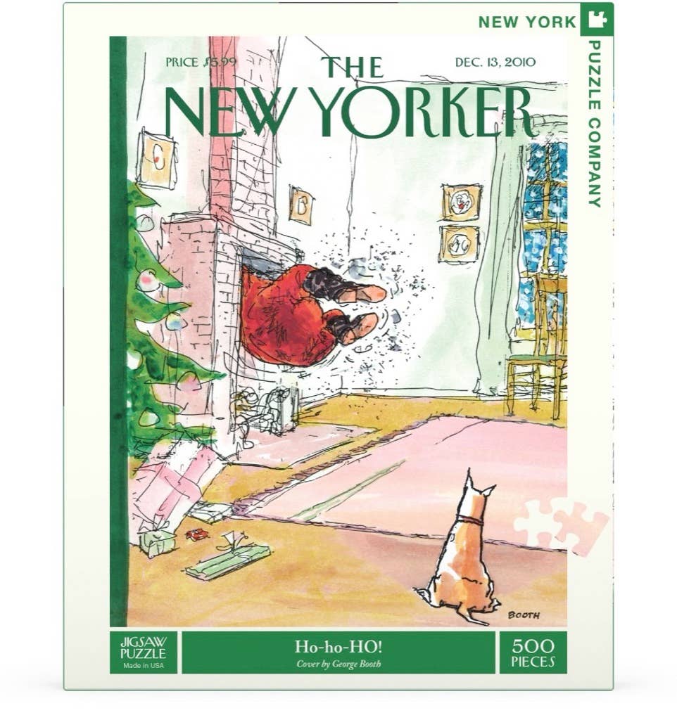 New York Puzzle Company - Ho-ho-HO - 500 Piece Jigsaw Puzzle