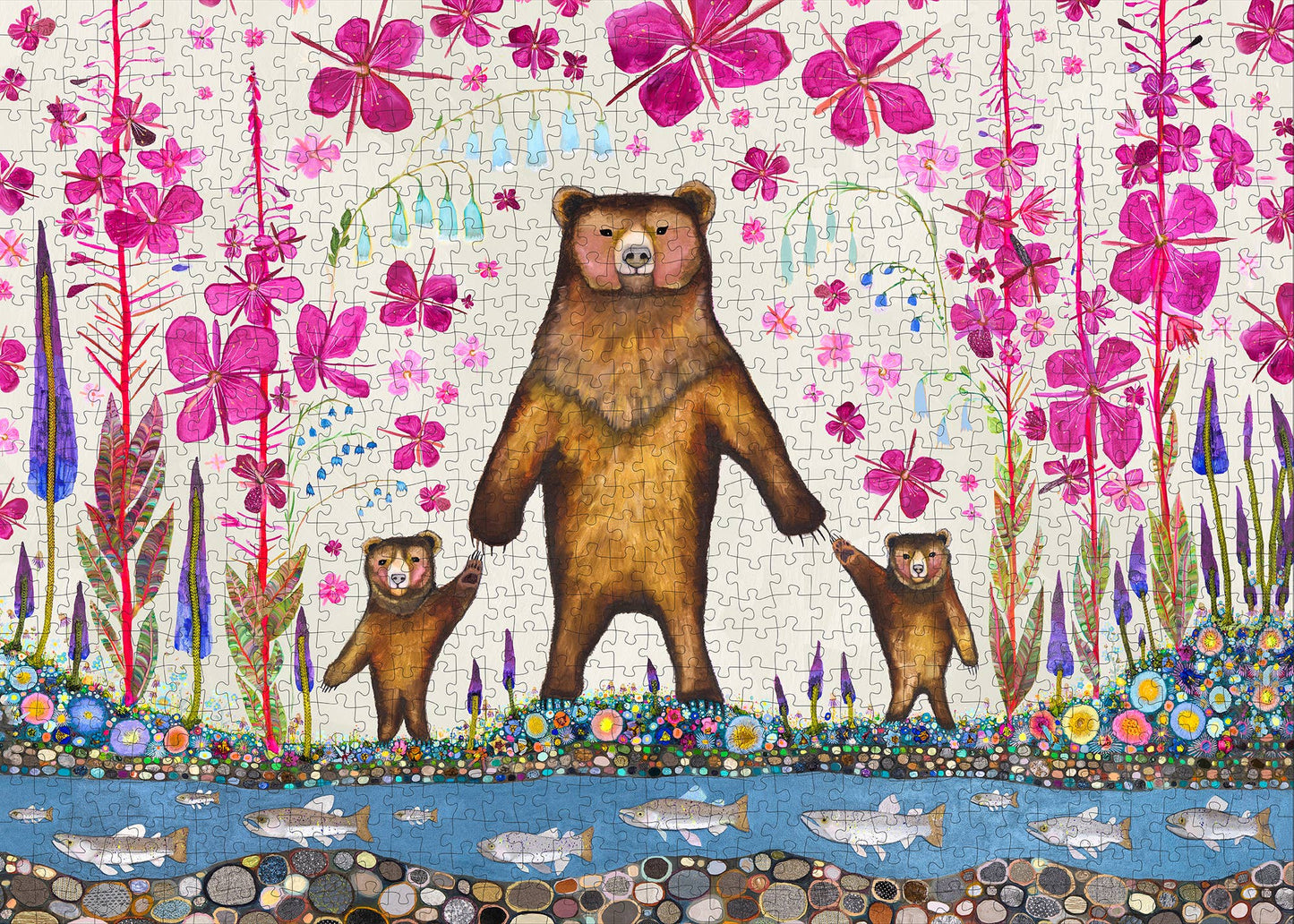 GreenBox Art - Three Bears by Eli Halpin Puzzle (RTS)