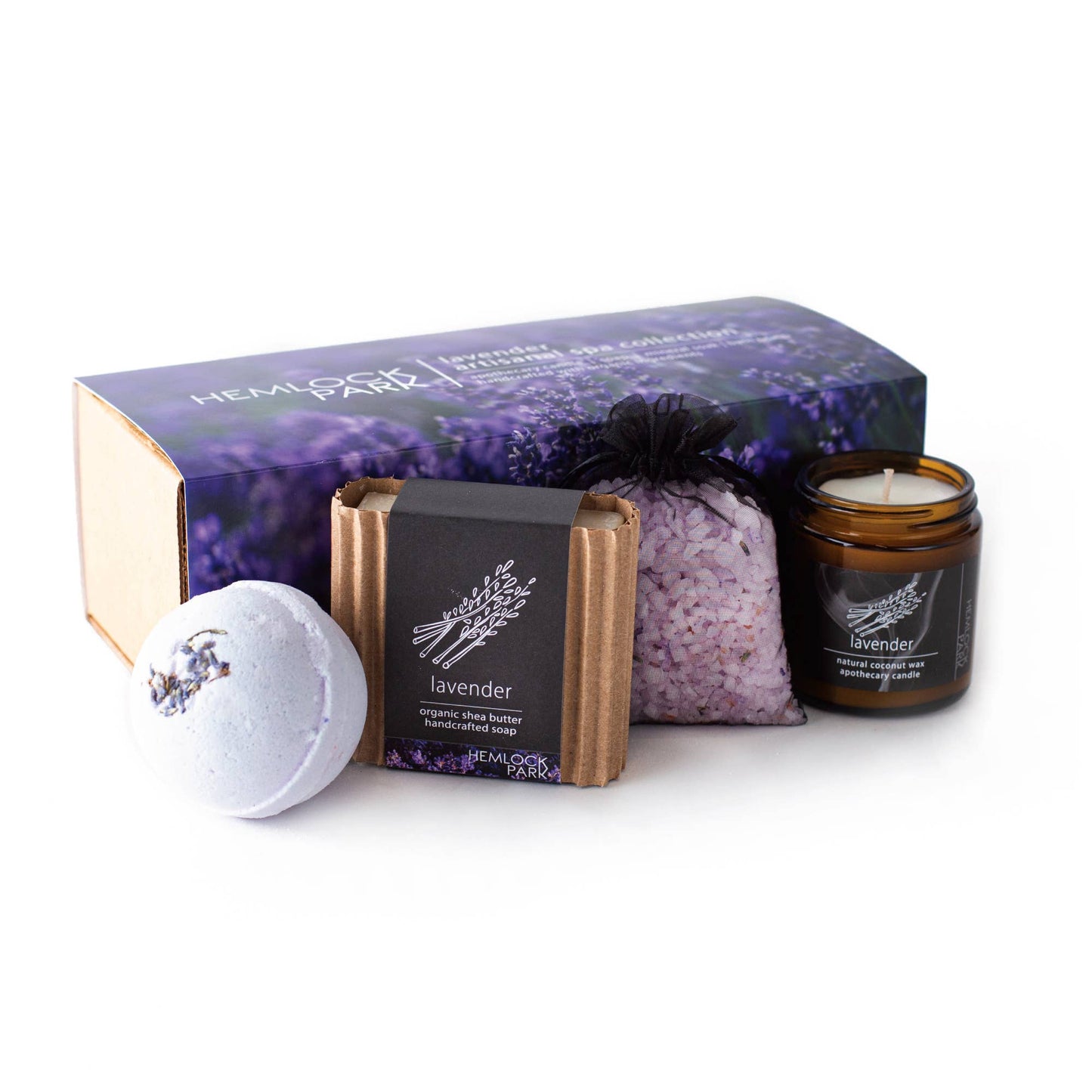 Artisanal Spa Gift Box: Lavender