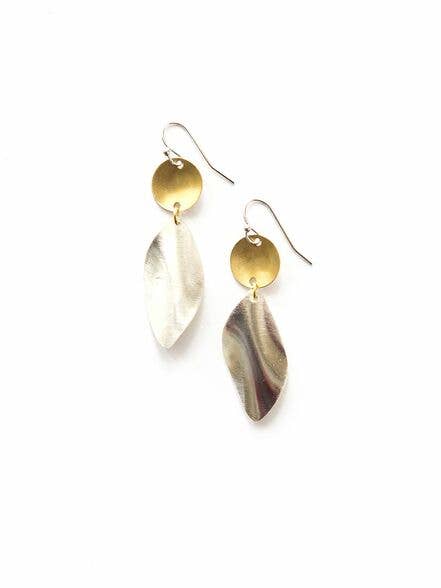 Fair Anita - Mixed Metal Twist Earrings