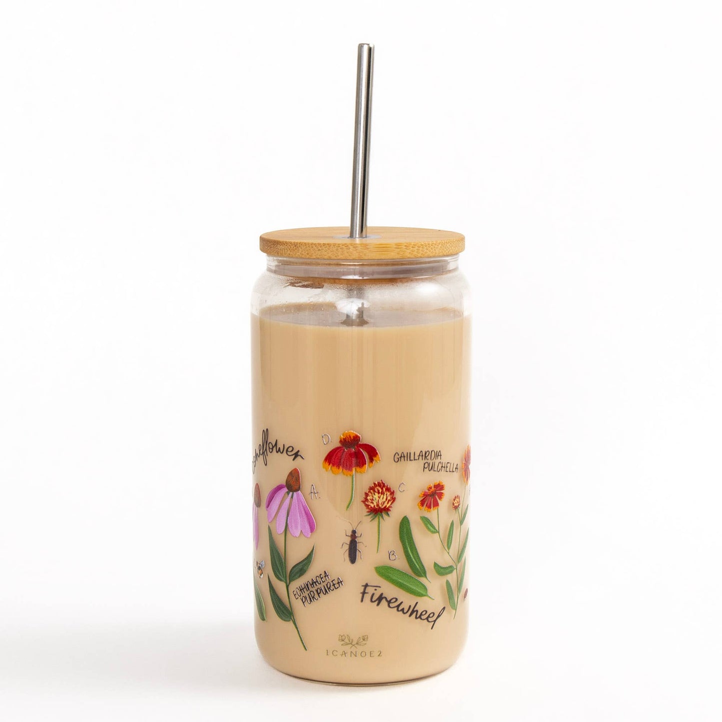 Wildflower Botanicals Glass Can