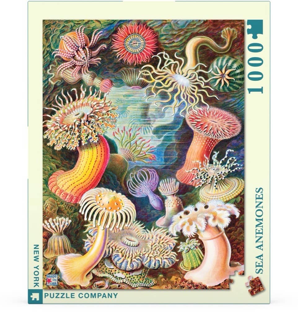 New York Puzzle Company - Sea Anemones - 1000 Piece Jigsaw Puzzle
