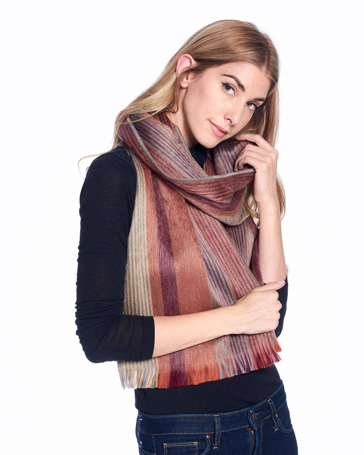 Shupaca Alpaca - Alpaca Scarf - Cayenne