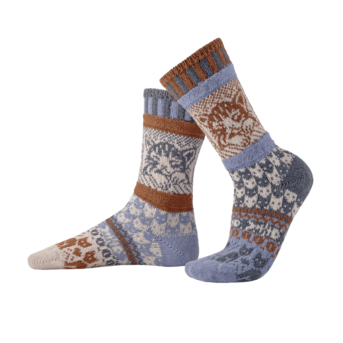 Solmate Socks - Cat Crew Socks USA Made Giveback Socks for Pet Rescue 