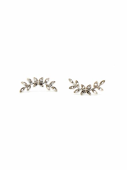 Fair Anita - Dainty Branches Studs - Silver