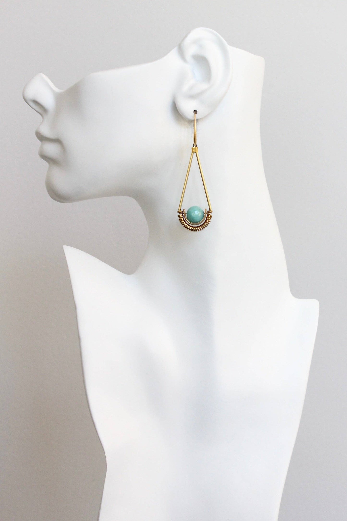 David Aubrey Jewelry - KYLE39 amazonite earrings