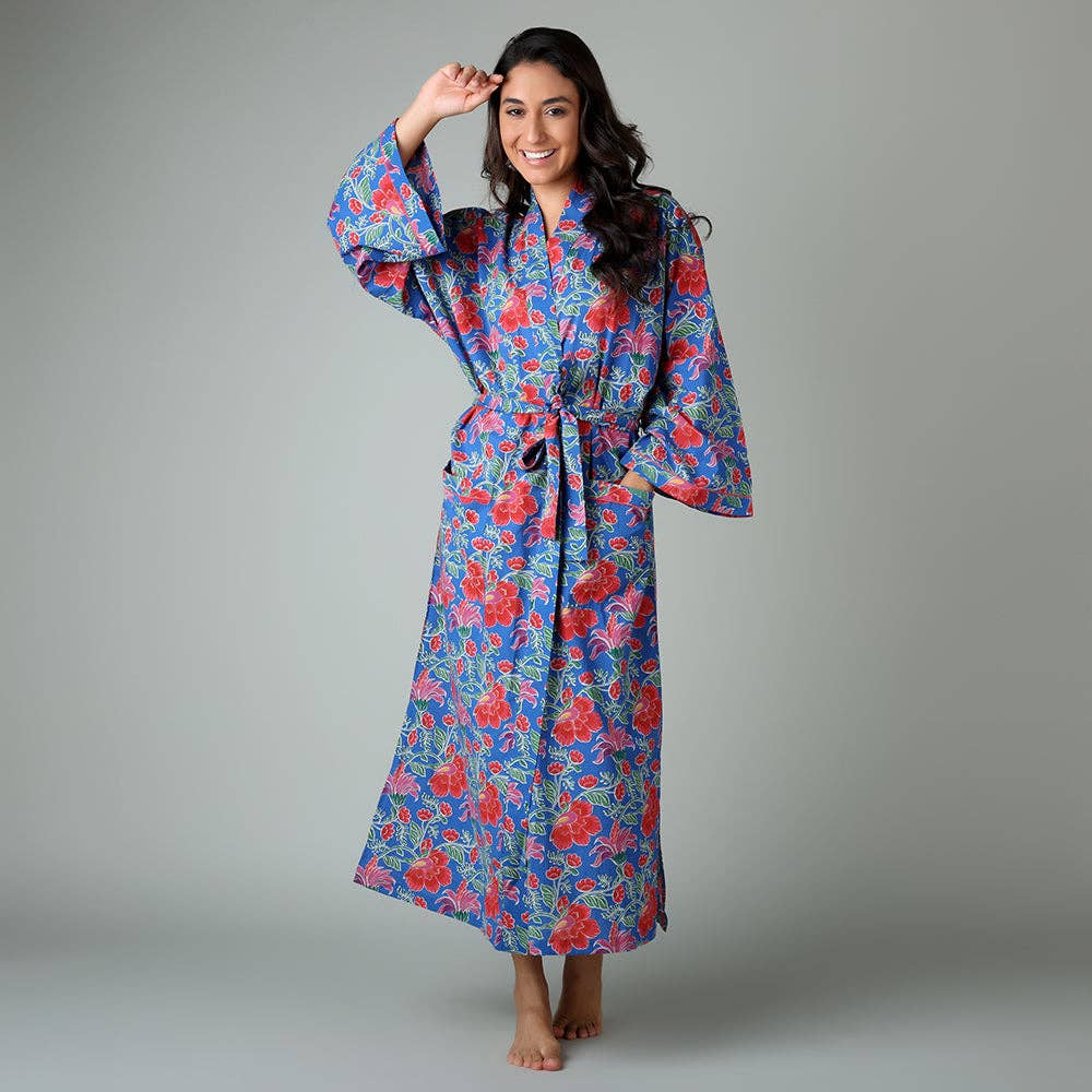 Mahogany - Clarence Indigo Robe