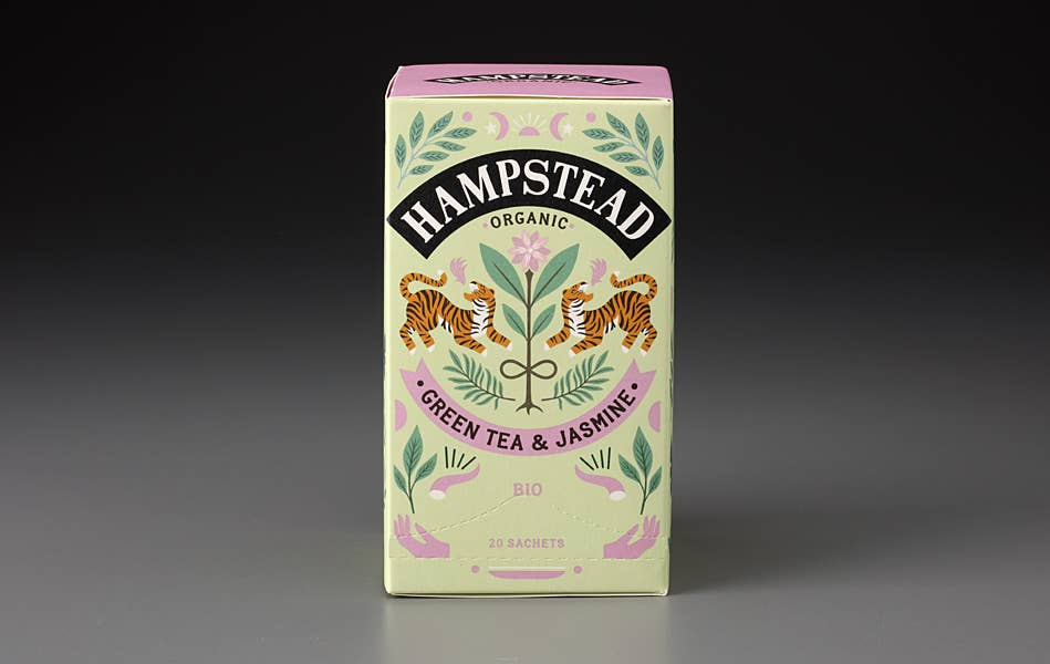 Mark T. Wendell Tea Company - Hampstead Organic Green Tea & Jasmine  (20 Teabags)