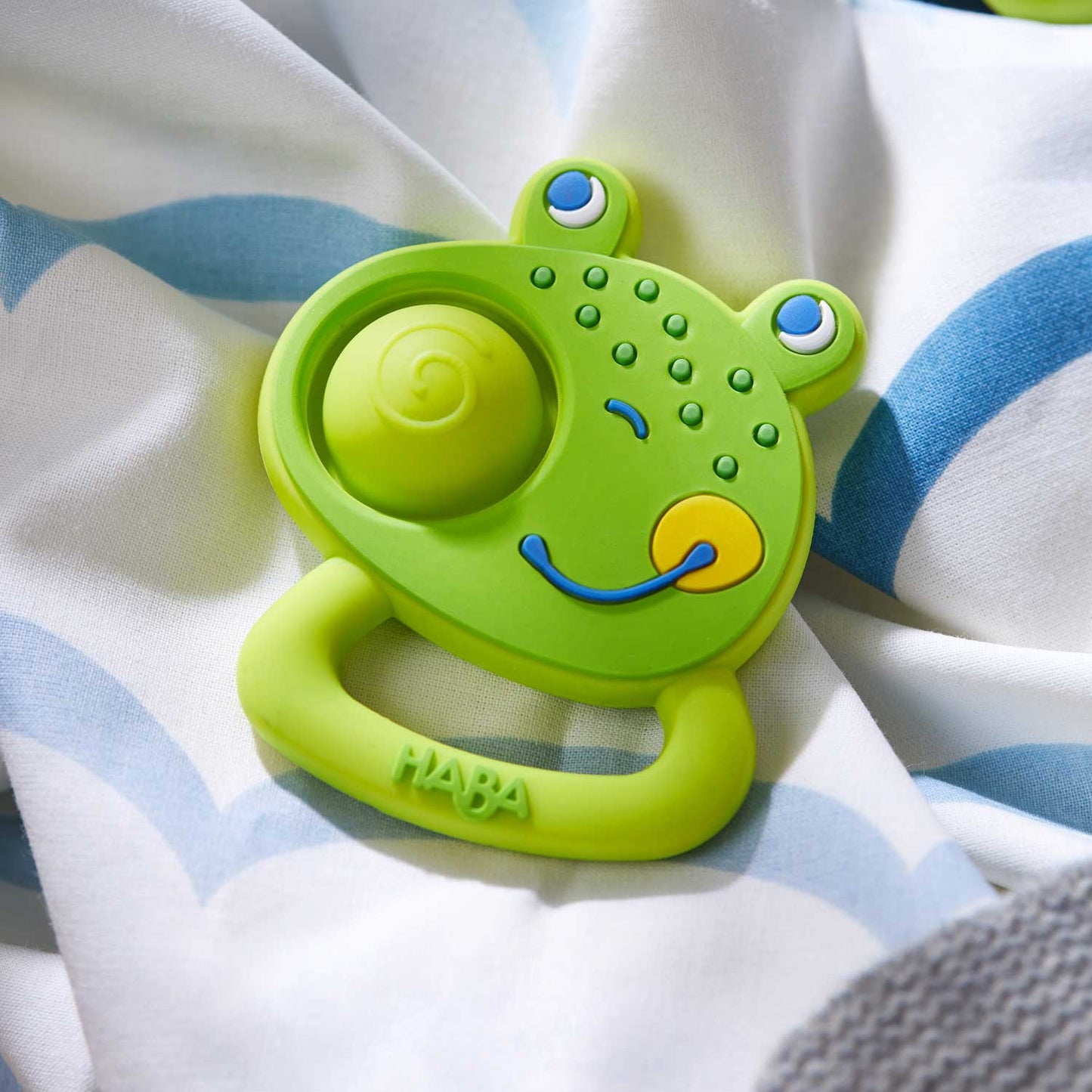 HABA USA - Popping Frog Silicone Teething Toy