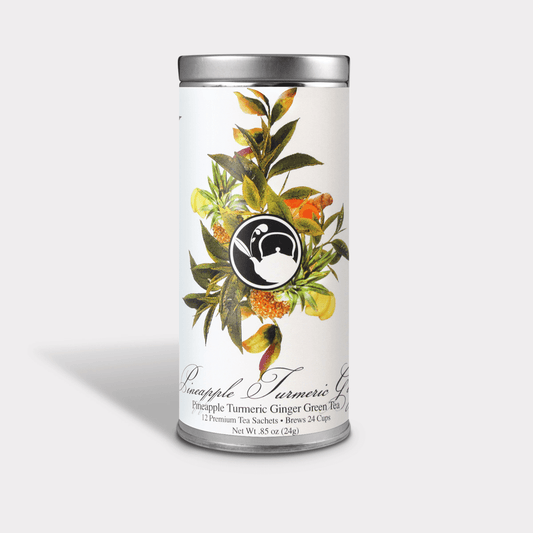 The Tea Can Company - Pineapple Turmeric Ginger Green Tea - Sachets