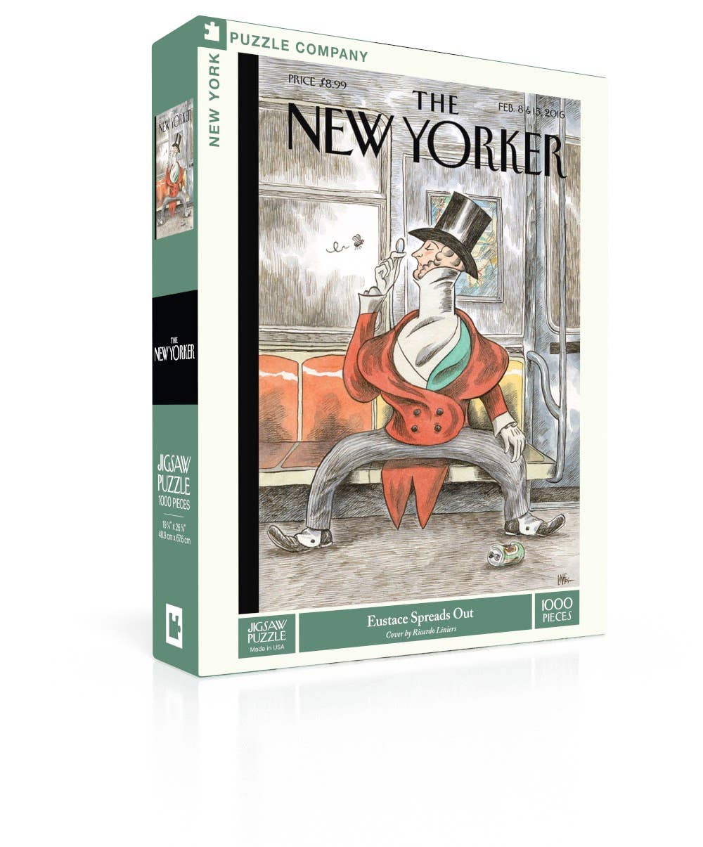 New York Puzzle Company - Eustace Spreads Out - 1000 Piece Jigsaw Puzzle