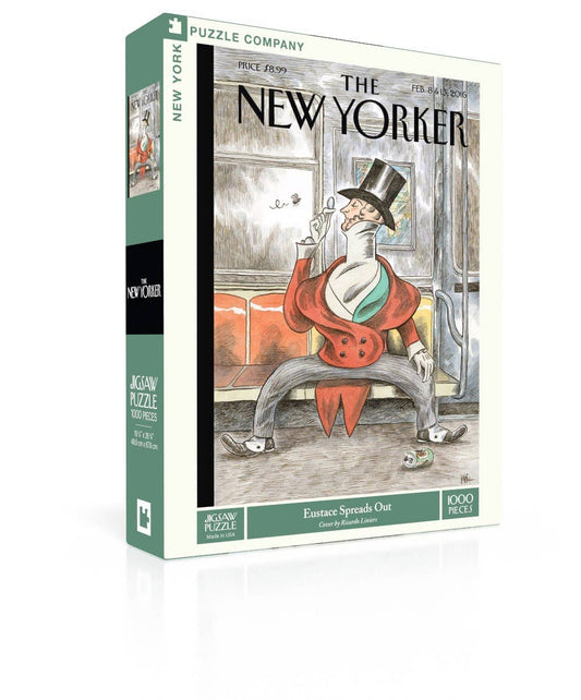 New York Puzzle Company - Eustace Spreads Out - 1000 Piece Jigsaw Puzzle