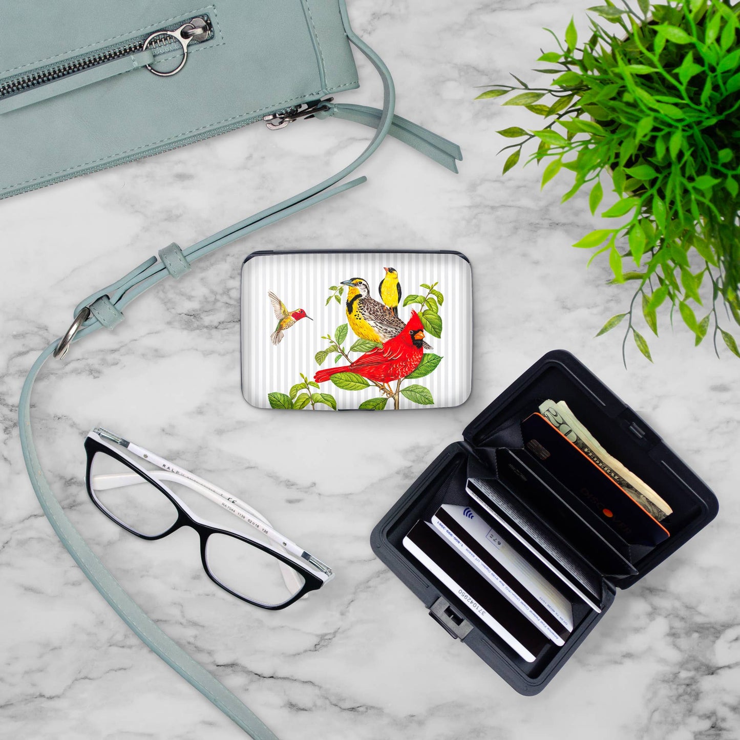 Monarque - Mary Lake Thompson Birds - Armored Wallet