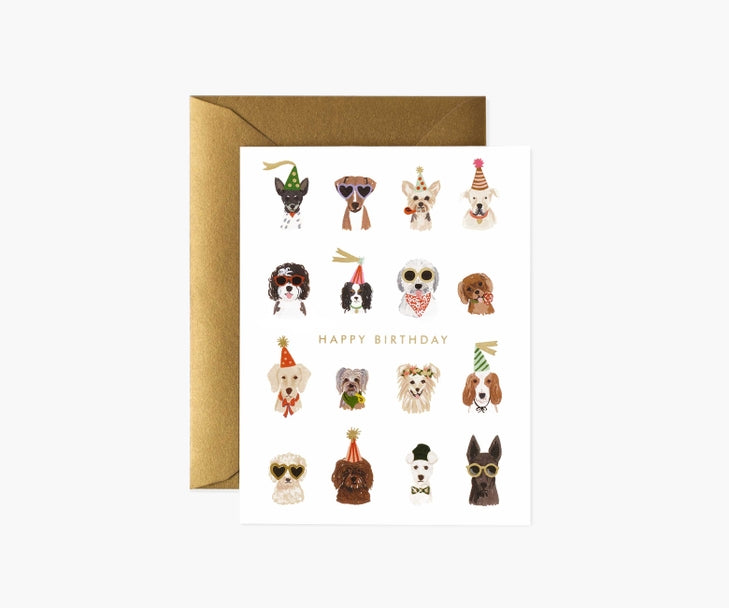 Party Pups Birthday Birthday Card | Rifle Paper Co.