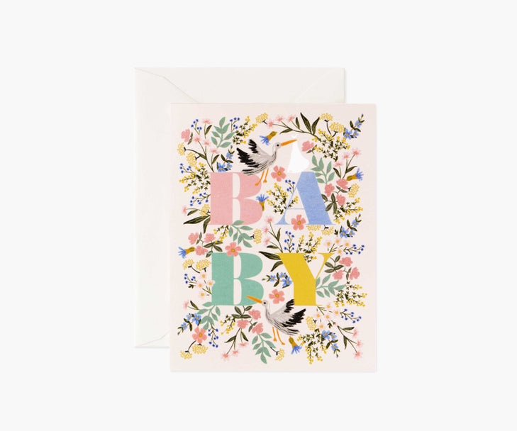 Mayfair Baby Baby Card | Rifle Paper Co.