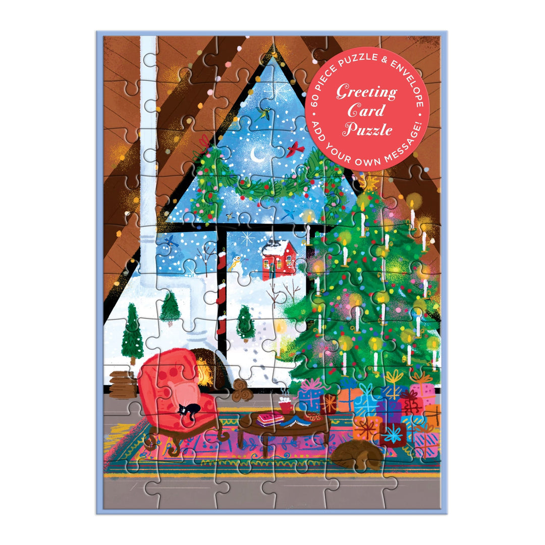 Merry & Bright Greeting Card Puzzle