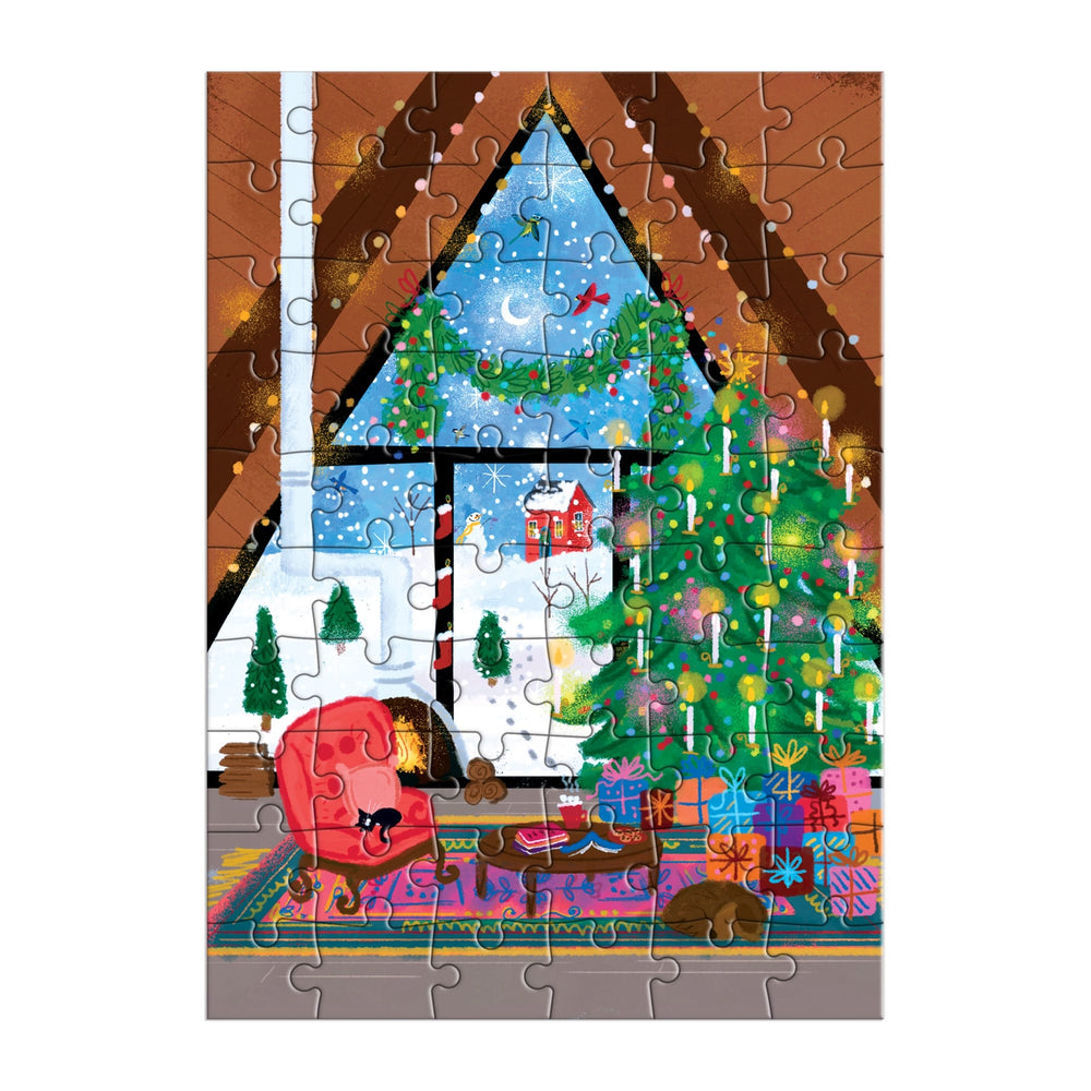 Merry & Bright Greeting Card Puzzle