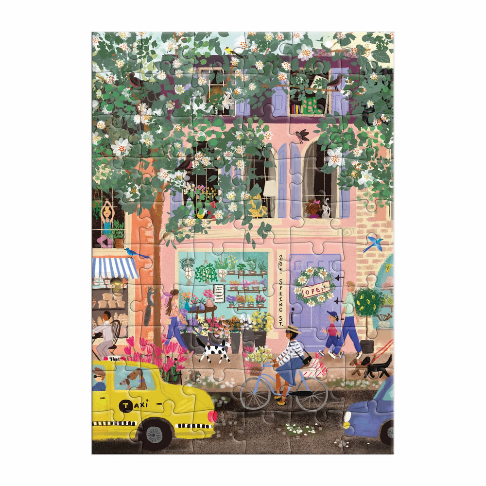 Joy Laforme Winter Lights Greeting Card Puzzle