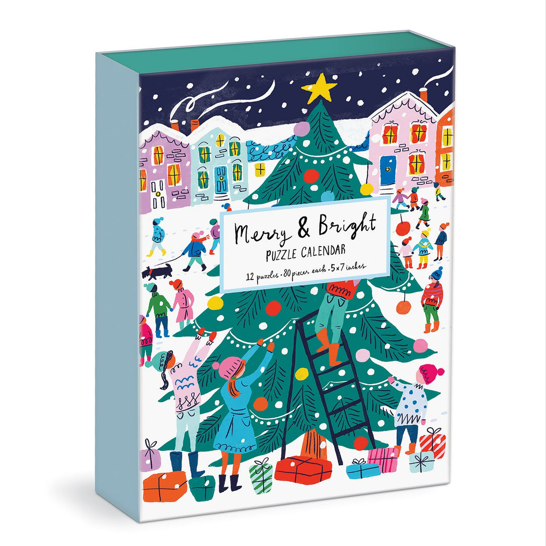 Merry & Bright Greeting Card Puzzle