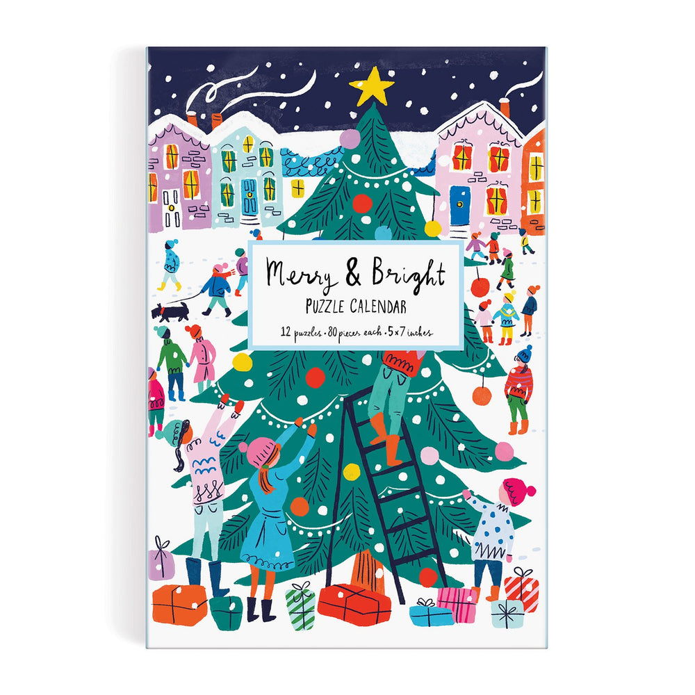 Merry & Bright Greeting Card Puzzle