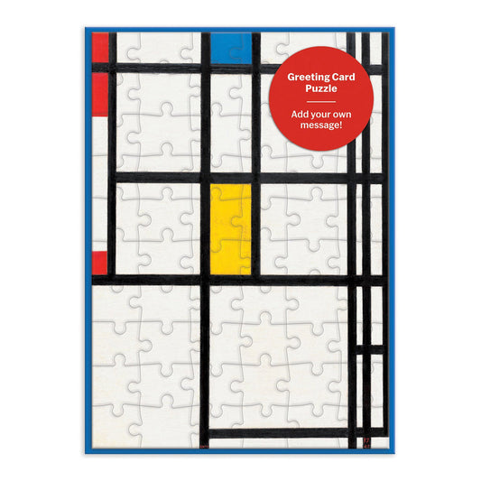 Puzzle Greeting MoMA Mondrian Greeting Card