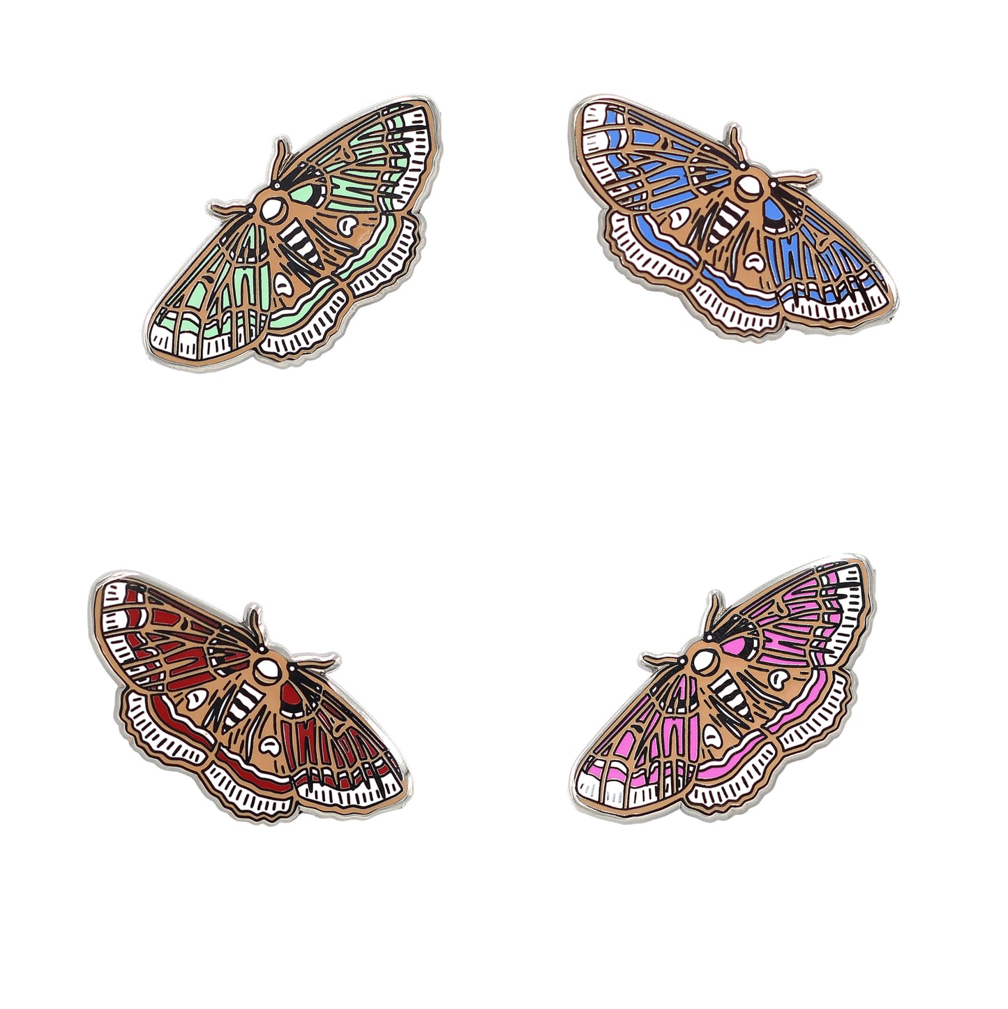 Moth Pin – Occult Luna Moth / Butterfly Enamel Pin