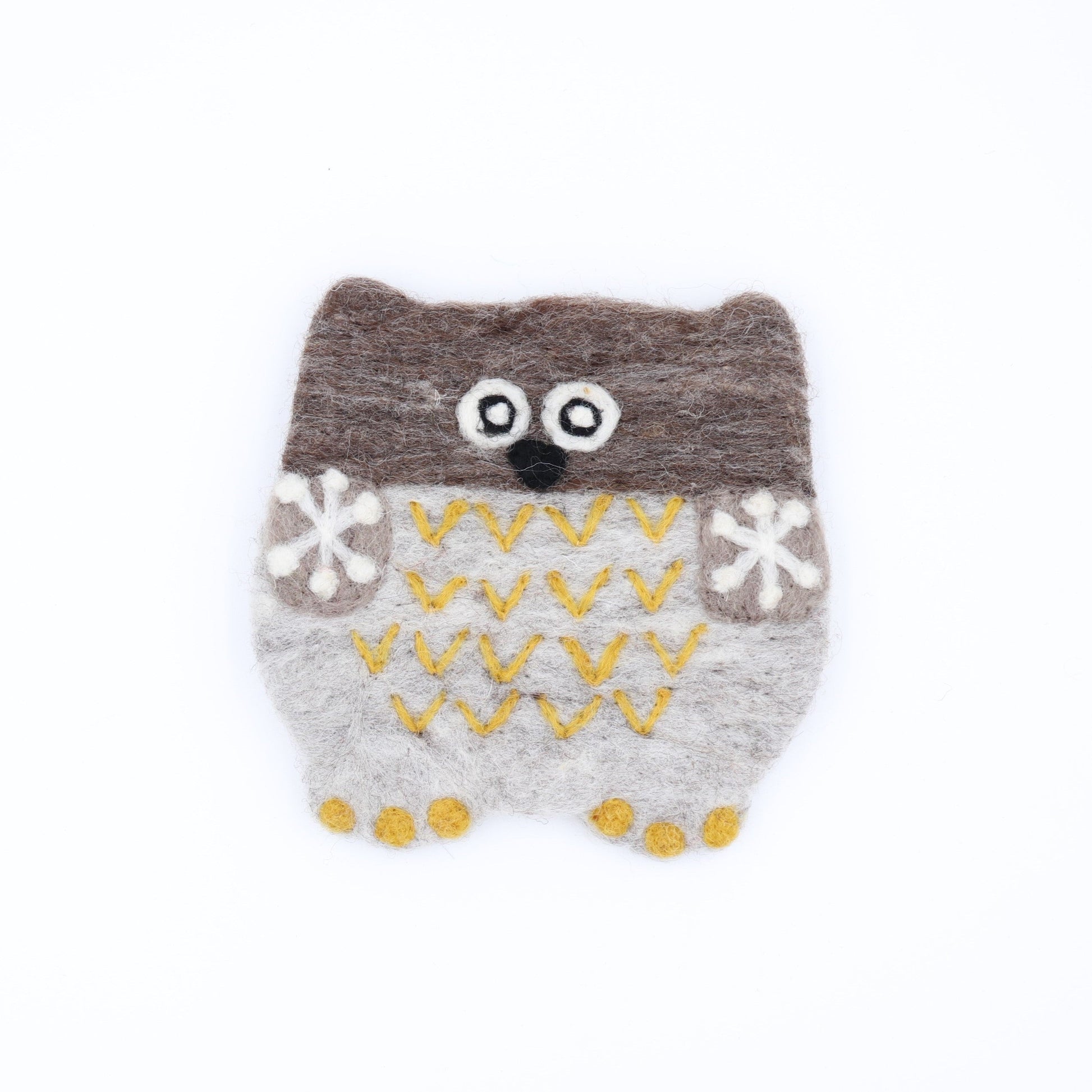 Animal-shape-Nepal-handmade-wool-felt-coaste