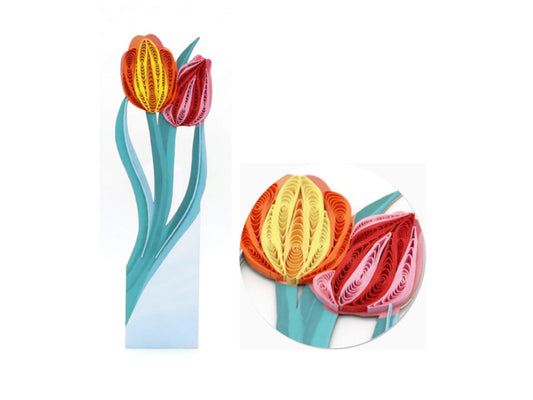 Tulips Quill Bookmark