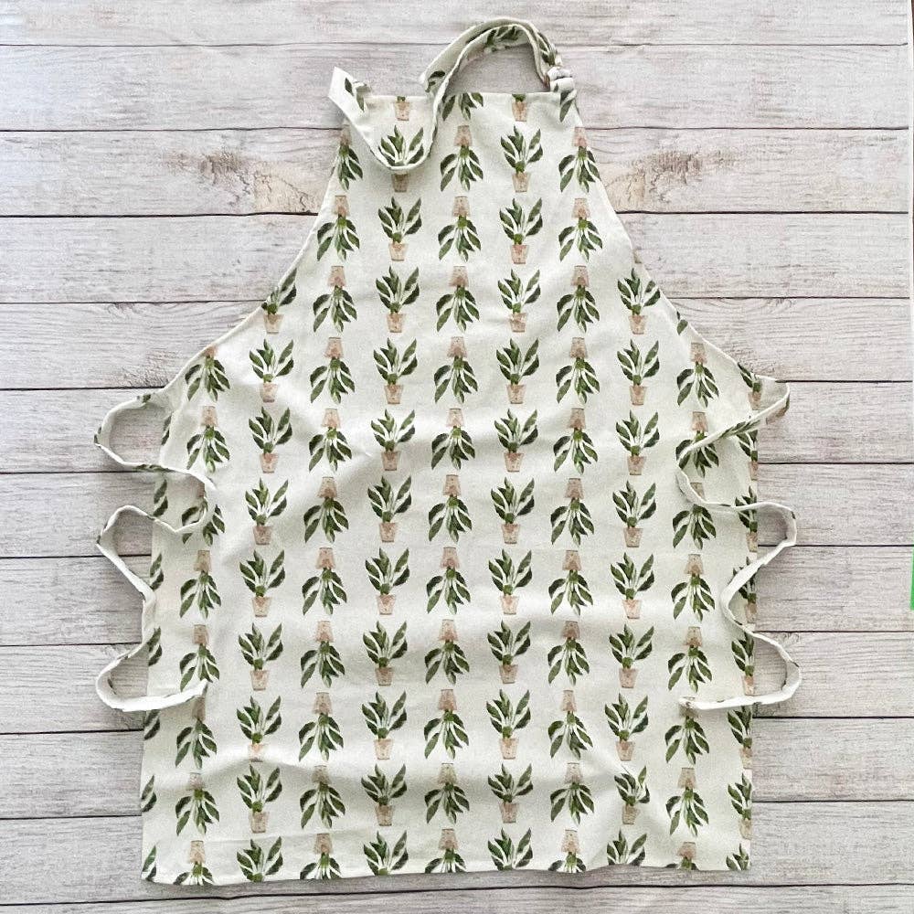 Mahogany - Peace Lily Apron