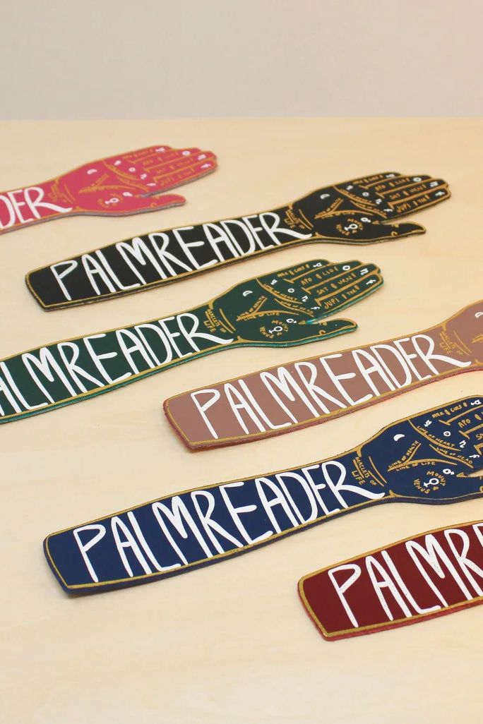 Ark Colour Design - Palm Reader Leather Bookmark