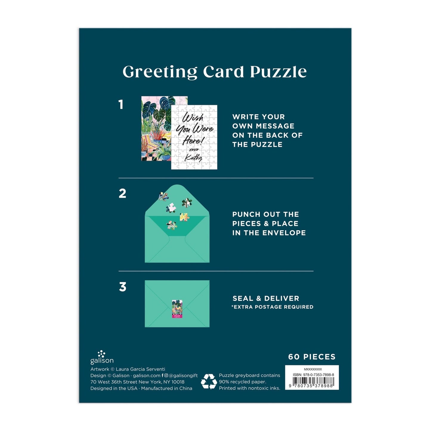 Potted Greeting Card Puzzle