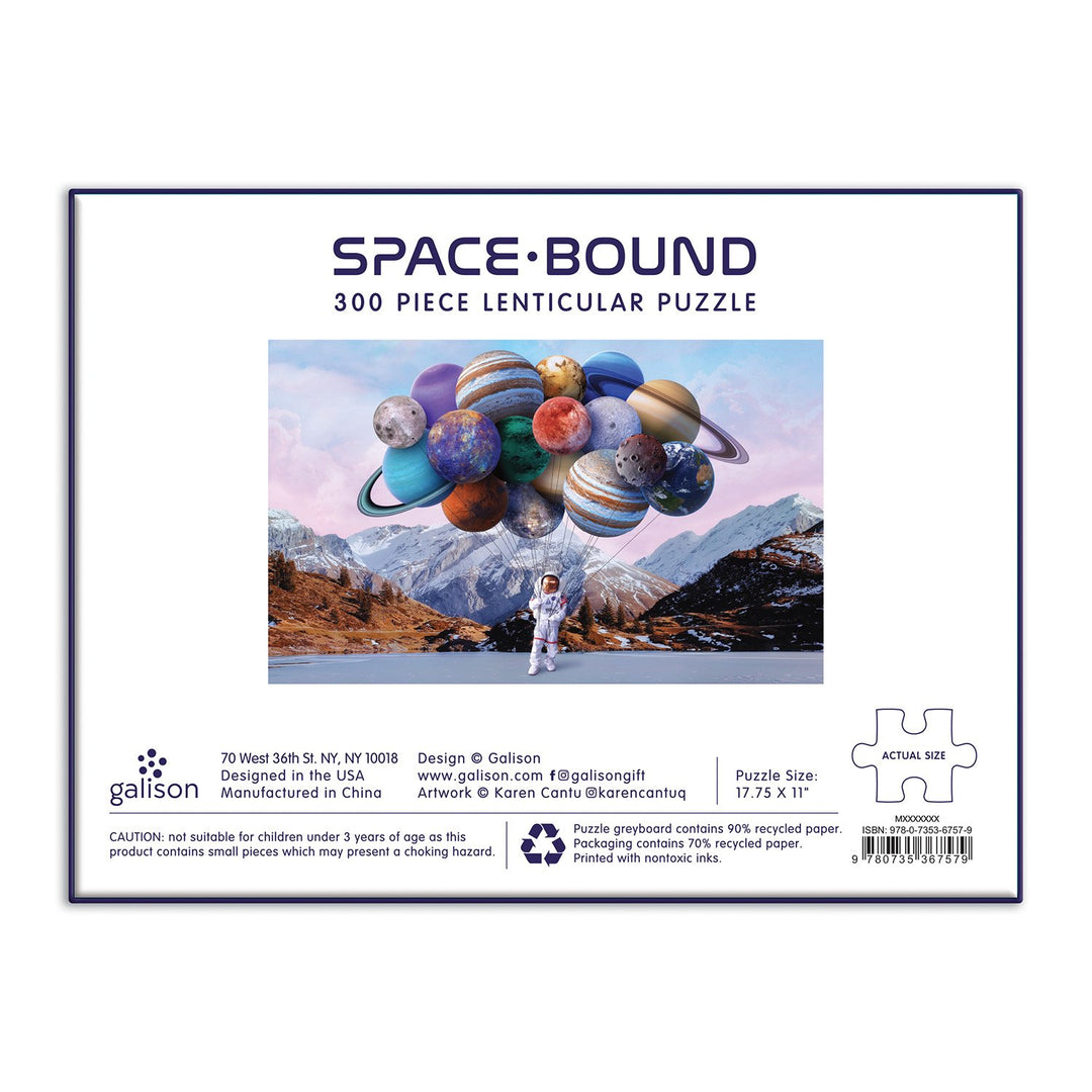 Space Bound 300 Piece Lenticular Jigsaw Puzzle