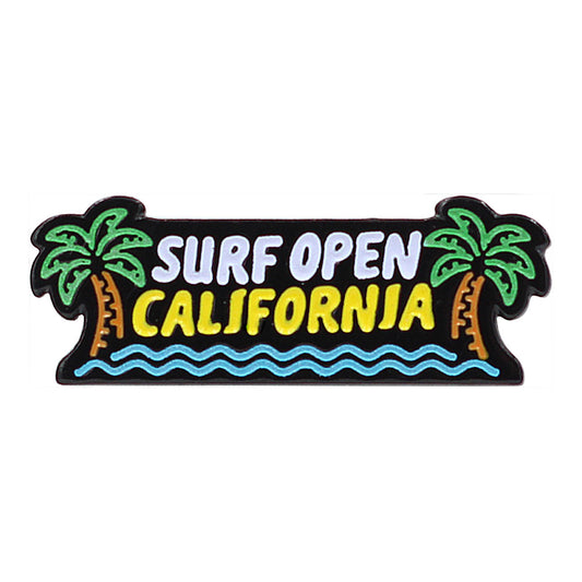 Surf Open California  Enamel Pin – Glow-In-The-Dark Pin