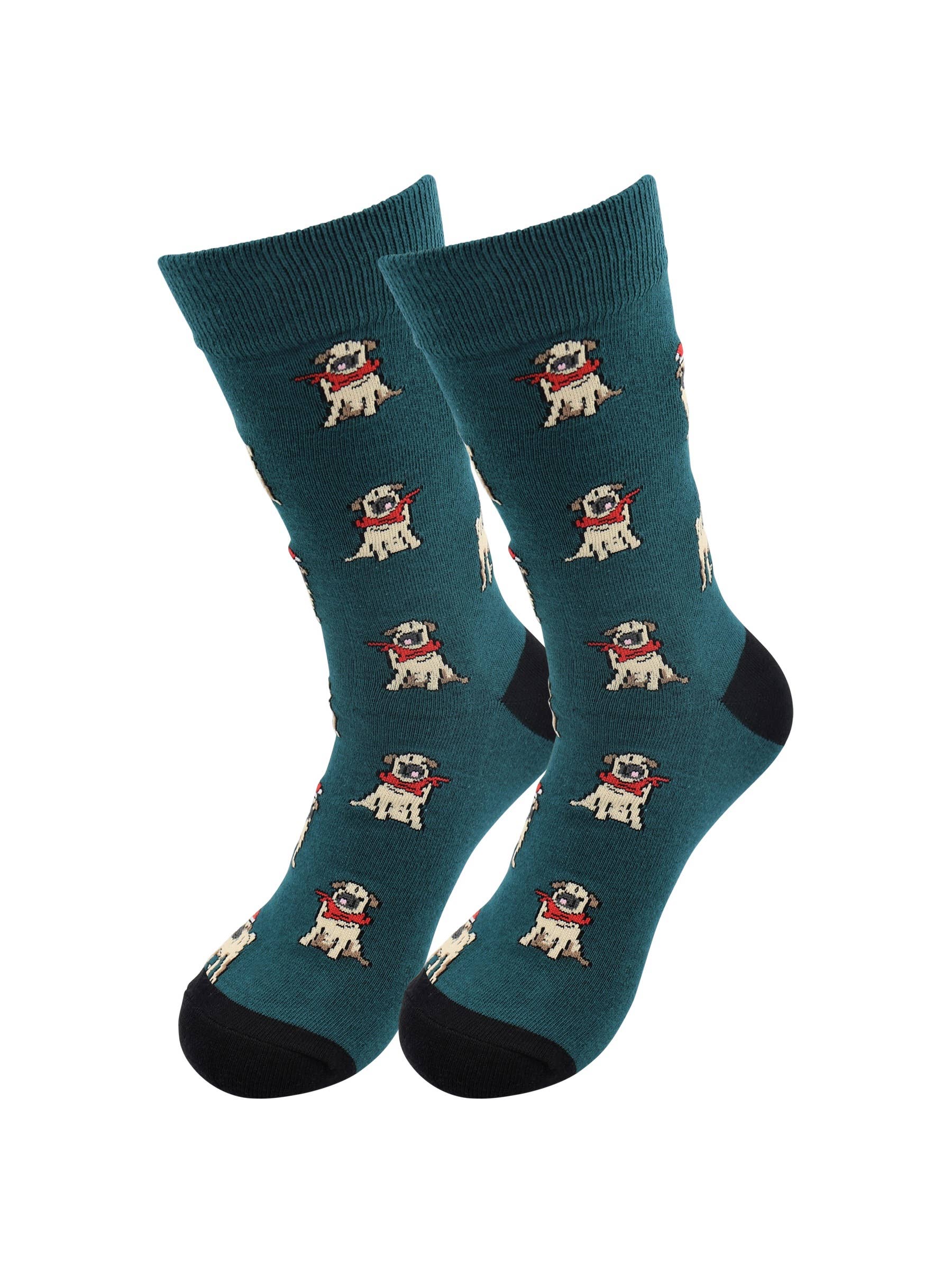 Image of Real Sic Bulldog Dog Socks - Puppy - Animal Pets Fun, Cotton, Comfy Socks