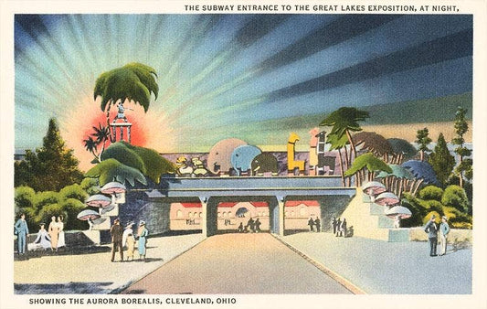 OH-400 Great Lakes Exposition, Cleveland - Vintage Image, Postcard