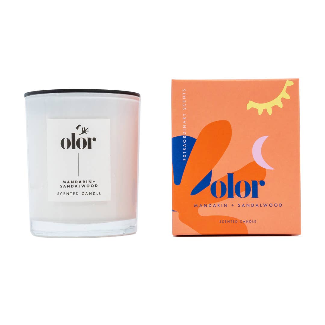 OLOR - Mandarin + Sandalwood Classic Candle