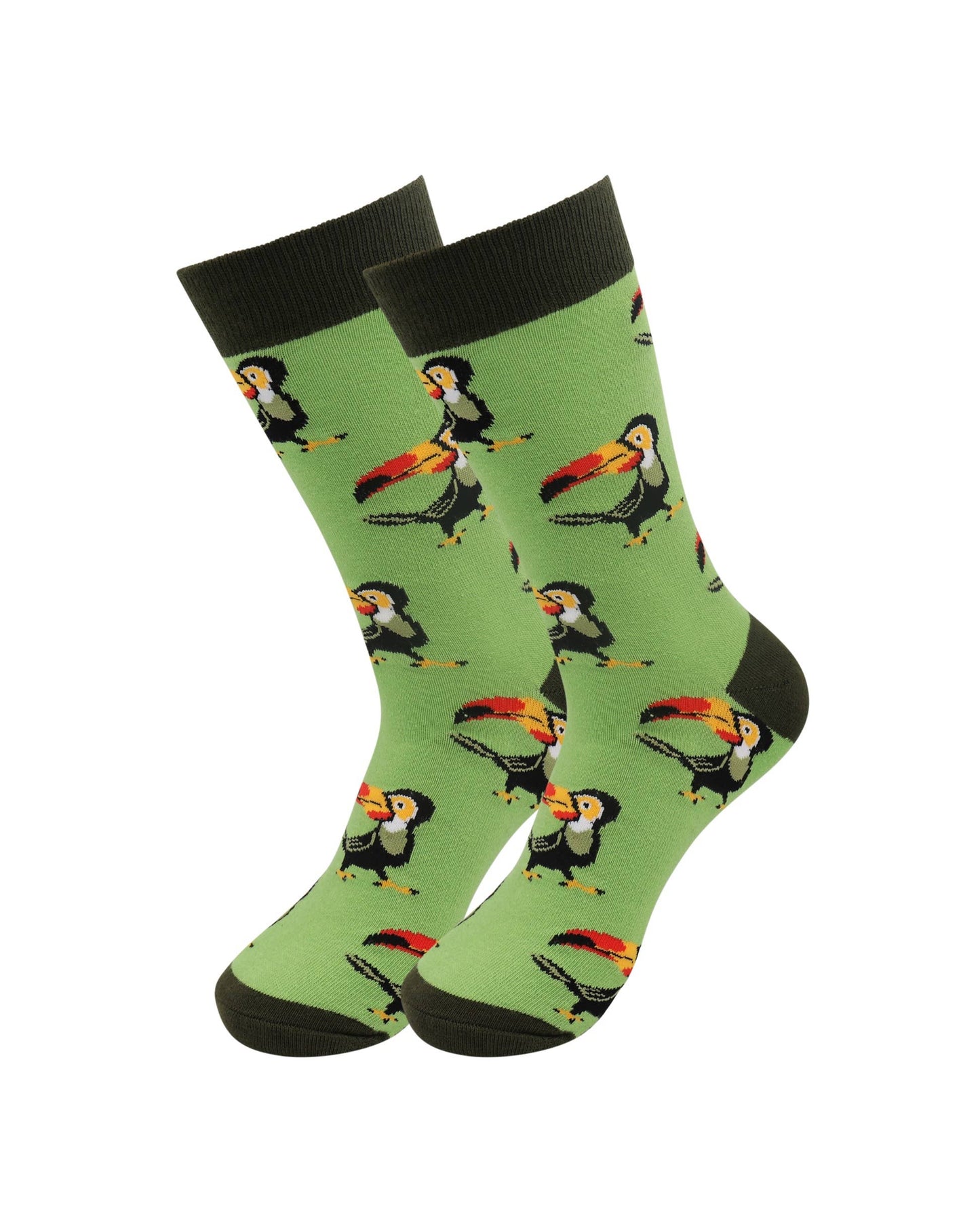 Image of Real Sic Toucan Animal Fun Socks -  Tiger, Flamingo, Goldfish, Toucan Socks