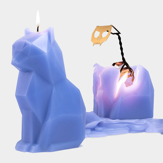 54 Celsius - PyroPet Kisa Cat Skeleton Candle - Lavender