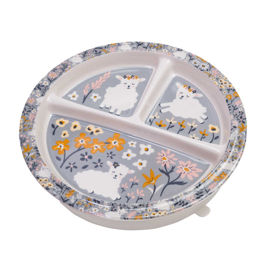 Sugarbooger by Ore’ Originals - Divided Suction Plate | Lily the Lamb