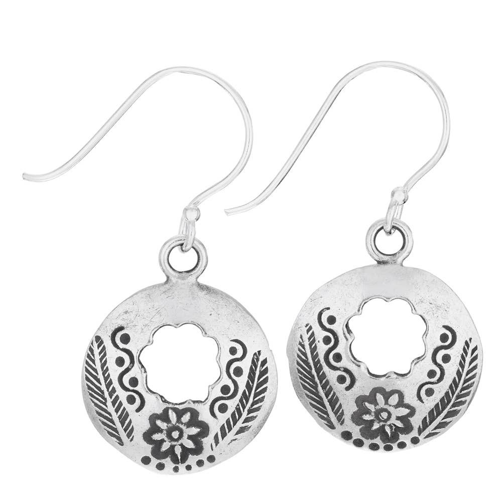 Tiger Mountain Jewelry - Mountain Flower Sterling Silver Earring