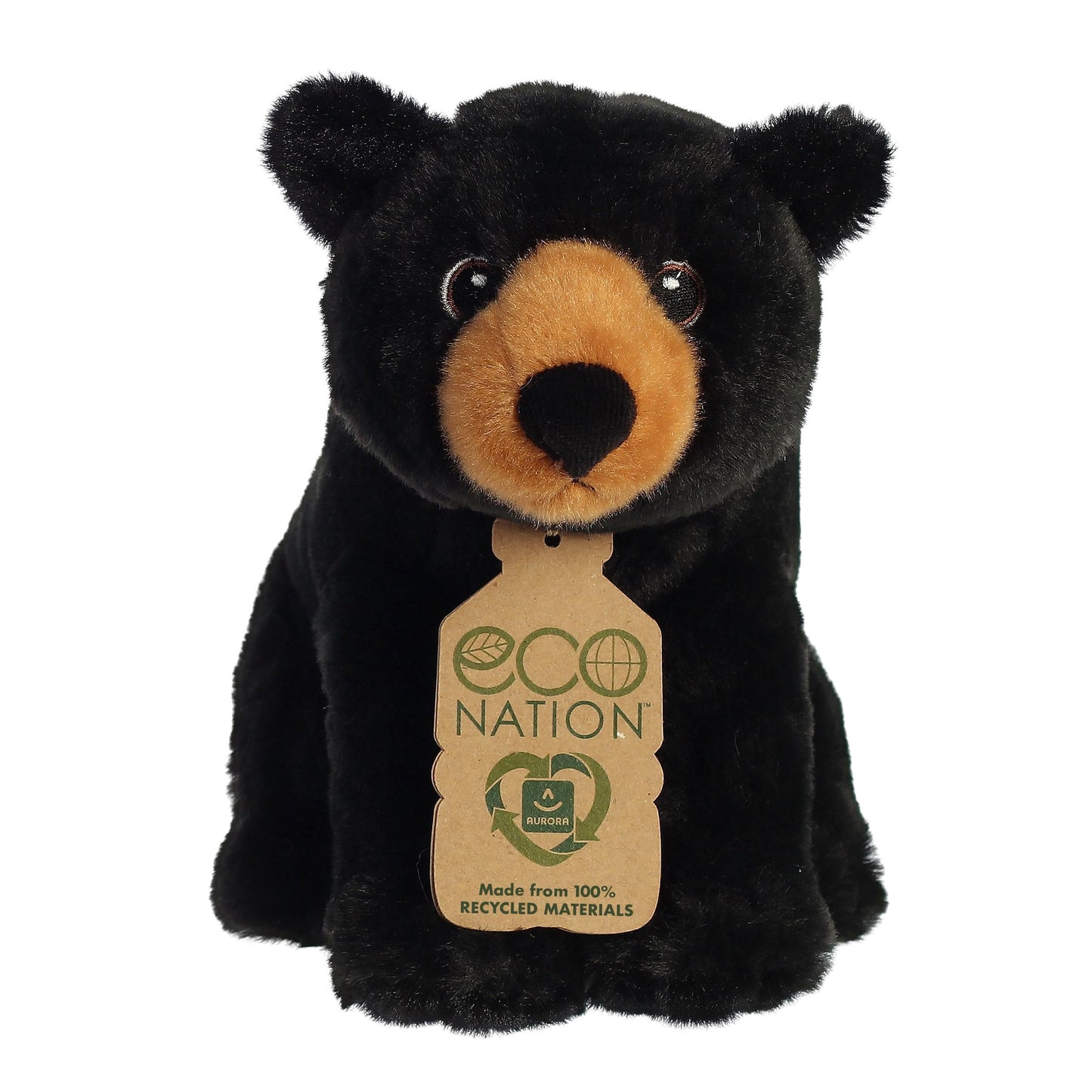 Aurora - Eco Nation - 9.5" Black Bear